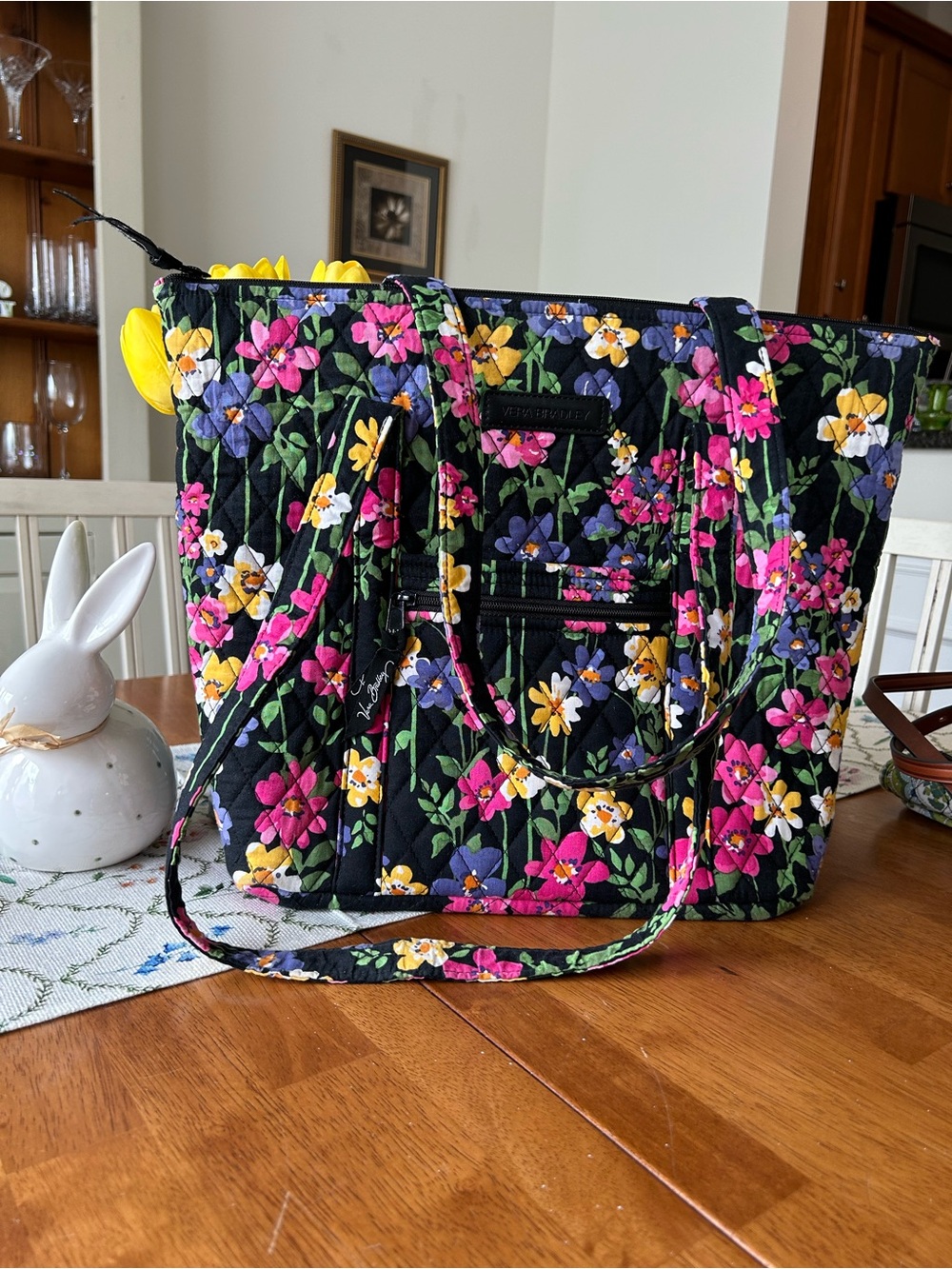 Vera Bradley Wildflower Garden tote
